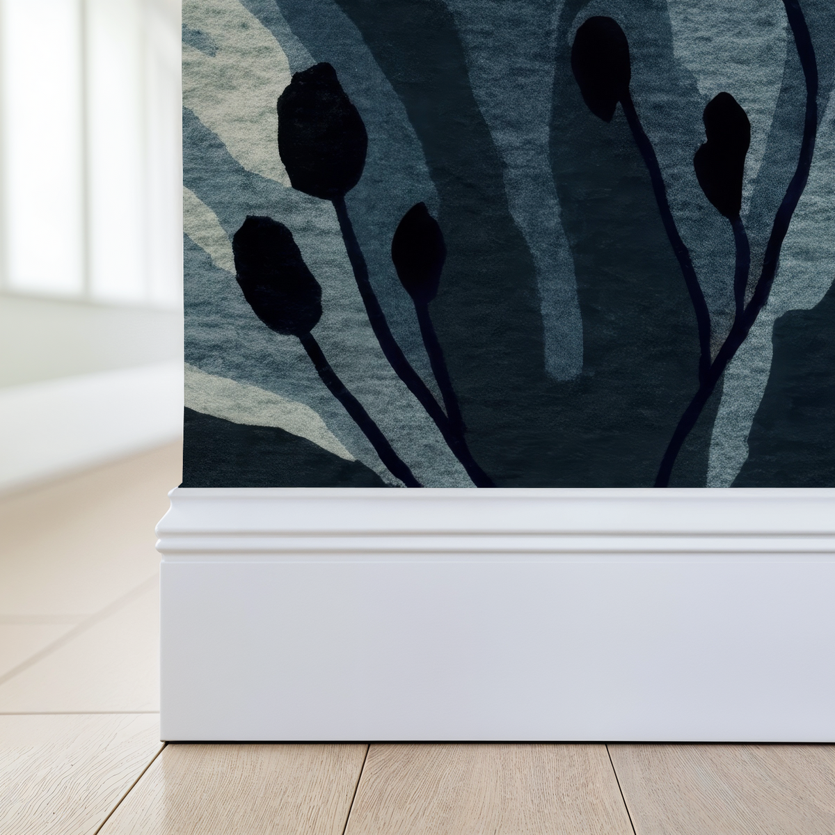 Twilight Blooms Removable Wallpaper