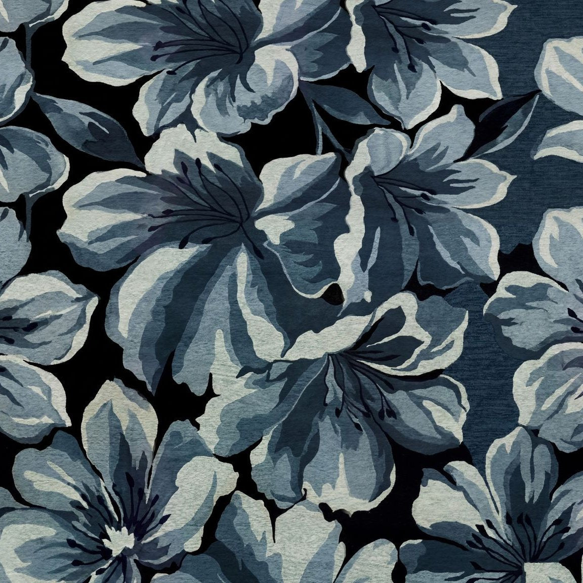 Twilight Blooms Removable Wallpaper
