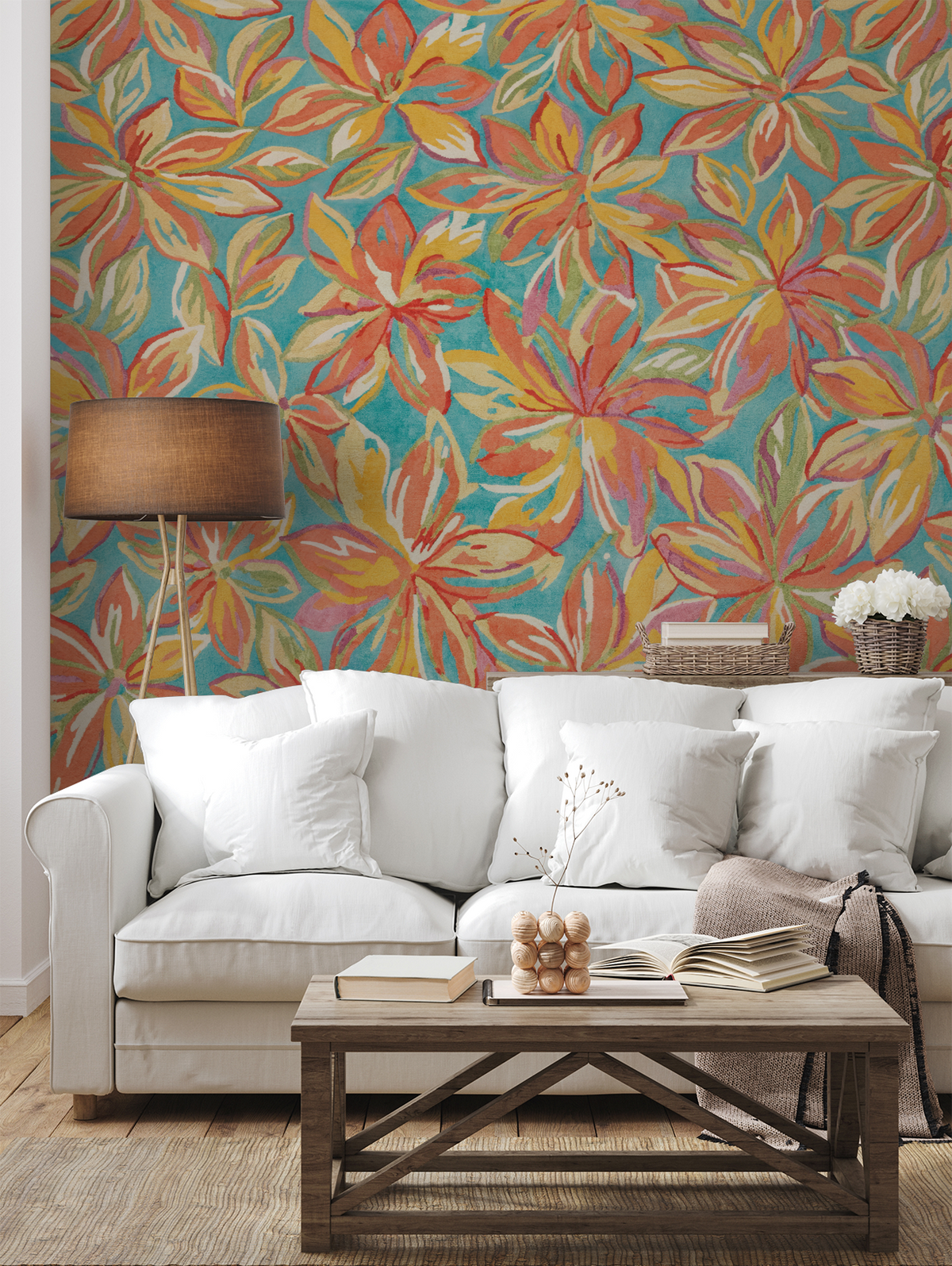 Bloomora Removable Wallpaper